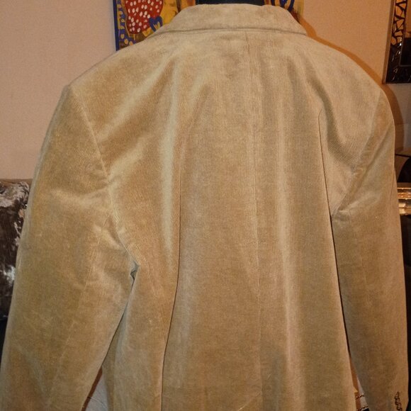 RALPH LAUREN LAUREN BULLION PLUS SIZE CAMEL WOMEN'S CORDOROY BLAZER   NWT - Picture 10 of 12